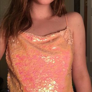 Urban Outfitters Sequin Backless Dress